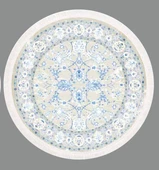 Brillant Latex Yuvarlak Kaymaz Taban Halı-SARMAŞIK HLD11309.801-(150Q) - 1