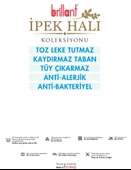 Brillant İpek Latex Oval Kaymaz Taban Halı-FASHİON HJE11693.803-(130x190) - 3