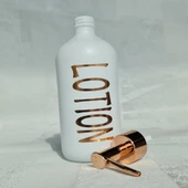 Sıvı Sabunluk Cam Gold Dekoratif Banyo Wc El Sabun Pompası - 5