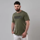 REGULAR FİT SIFIR YAKA PENYE ERKEK T-SHİRT thumbnail 3