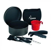 Laken Alüminyum Teflon Kaplama Bir Kişilik Pişirme Seti+Nprn Kılıflı Ø17cm  LK6011FN - 1