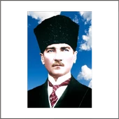 Atatürk Posteri - 4-200*300 cm - 1