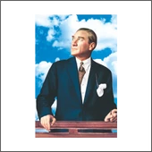 Atatürk Posteri - 2-200*300 cm - 1