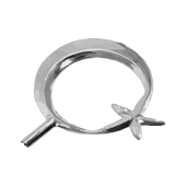 Türk Makam Bayrağı Telalı + Krom Direk (Simsiz) thumbnail 3