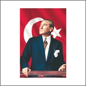 Atatürk Posteri - 1-200*300 cm - 1