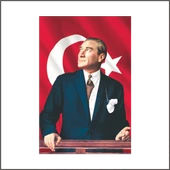 Atatürk Posteri - 1-300*450 cm - 1