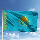 Kazakistan Bayrağı 100*150 - 1