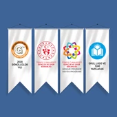 Gönüllülük Yılı Kırlangıç Flamalar (4 Adet) 70x200 cm thumbnail 3