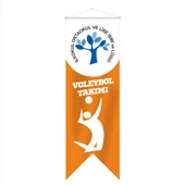 Voleybol Takımı Kırlangıç Flama 70x200 cm - 1