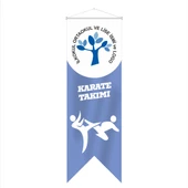 Karate Takımı Kırlangıç Flama 50x150 cm thumbnail 1