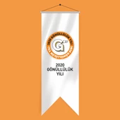 Gönüllülük Yılı Kırlangıç Flama 70x200 cm thumbnail 3