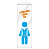 Fosforlu Yelek Kırlangıç Flama 50x150 - 1