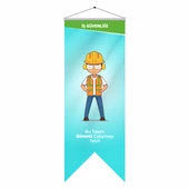 İş Güvenliği Kırlangıç Flama 70x200 - 3