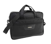 Sırımsı Siyah 1900 Denye Kumaş Laptop & Evrak Çantası (160) - 1