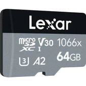 Lexar 64GB Professional 1066X UHS-I MicroSDXC Memory Card + SD Adaptör (Silver Series) - 2