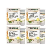 Youplus Vitamin C Çinko Propolis 20 Efervesan Tablet 4lü - 1