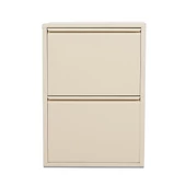 iki Raflı Metal Ayakkabılık | 2 li Metal Ayakkabı Dolabı - 6