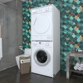 Kenzlife Çamaşır-Kurutma Makinesi Dolabı Zakhar Byz 180*70*60 Banyo Kapaksız Arkalıksız - 1