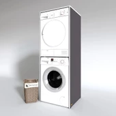 Kenzlife çamaşır-kurutma makinesi dolabı zakhar gri 180*70*60 banyo kapaksız arkalıksız - 2