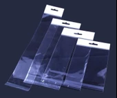 10 x 25 cm (Kapalı Hali 10 x 15 cm) 100 Adet Askılı Poşet - Meksika Şapkalı - 2
