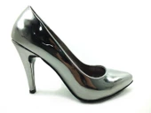 Çarıkçım Stiletto Kadın Ayakkabı Platin-Ayna 61 700 - 1