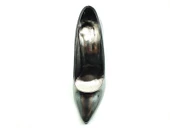 Çarıkçım Stiletto Kadın Ayakkabı Platin-Ayna 61 700 - 4