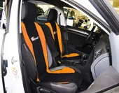 Oto Koltuk Minderi Terletmez Turuncu Renk - Fileli Kumaş Kalın Malzeme A+Kalite - 1