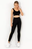DoReMi Active Sportive Kalın Çizgili Tayt-878 - 2