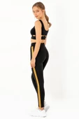 DoReMi Active Sportive Kalın Çizgili Tayt-878 - 5