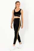 DoReMi Active Sportive Kalın Çizgili Tayt-878 - 3