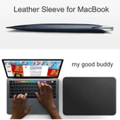 Deri El Çantası Laptop Çantası Bilgisayar Kılıfı Macbook Çantası Air Pro 15 inç Kese Kılıf Wiwu - 8