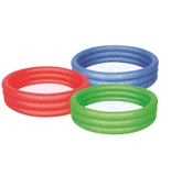 Su Pompalı-Bestway 51025, 3 Boğum Şişme Çocuk Havuzu, 122x25cm - 1