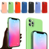 iPhone 12 Pro Kılıf Kamera Korumalı Lansman Silikon Kapak - 1