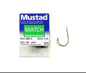 Mustad 286 A No:1/0 25 Pcs - 1