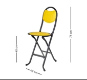 Sea Horse Katlanır Sandalye Sarı - 1