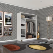 Kenzlife giysi dolabı necmettin 150*120*40 byz gardırop - 1