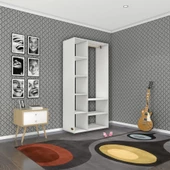Kenzlife giysi dolabı hüsamettin 180*090*40 byz gardırop - 3