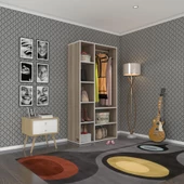 Kenzlife giysi dolabı hüsamettin 180*090*40 crd gardırop thumbnail 1