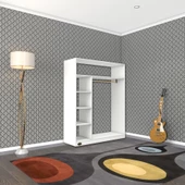 Kenzlife giysi dolabı necmettin 150*120*40 byz gardırop - 3