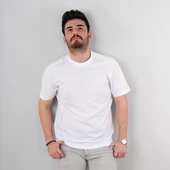 SIFIR YAKA OVERSİZE ERKEK T-SHİRT thumbnail 3