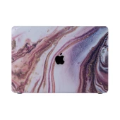 Macbook Air M1 Kılıf 13 inç Mermer Glitter (TouchID'li M1 Air) A1932 A2179 A2337 ile Uyumlu - 6
