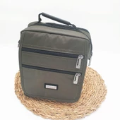 Yatay Fermuarlı Model Büyük Boy Erkek El Çantası - 8