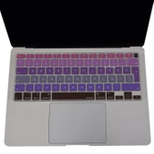Macbook Air M1 13inç Klavye Koruyucu Türkçe Q Ombre A2179 A2337 ile Uyumlu - 5
