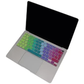 Macbook Air M1 13inç Klavye Koruyucu Türkçe Q Dazzle Touchıd'li A2179 A2337 ile Uyumlu - 5