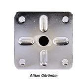 Nobel Mobilya Masa Sehpa Ayağı Metal Ayak 12 Cm (Renk Seçenekli) - 10