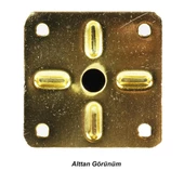 Nobel Mobilya Masa Sehpa Ayağı Metal Ayak 12 Cm (Renk Seçenekli) - 8