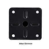 Nobel Mobilya Masa Sehpa Ayağı Metal Ayak 12 Cm (Renk Seçenekli) - 9