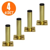 Mobilya Masa Sehpa Ayağı Metal Ayak 12 Cm Altın (4 ADET) - 1