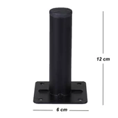 Nobel Mobilya Masa Sehpa Ayağı Metal Ayak 12 Cm (Renk Seçenekli) - 6