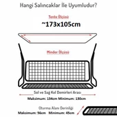 Mandaş Süngersiz 2 Kişilik Salıncak Minder Seti (Pamuklu Kumaş) - 2